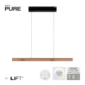 PURE E-MOTION lampa wisząca czarna/drewno 2570-79 