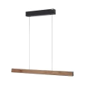 PURE E-MOTION lampa wisząca czarna/drewno 2570-79 