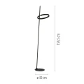 RITUS lampa podłogowa czarna 15397-18