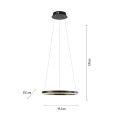 RITUS lampa wisząca antracyt 15393-13