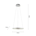 RITUS lampa wisząca aluminium 15393-95