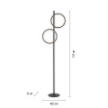 RITUS MINI lampa podłogowa czarna 15396-18