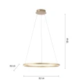 RITUS lampa wisząca fi58 matowy mosiądz 15394-60 