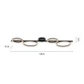 RITUS MINI lampa sufitowa czarna 14211-18
