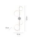 RITUS MINI lampa sufitowa srebrna 14211-21
