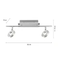 SILEDA lampa sufitowa IP44 aluminium 6781-96 