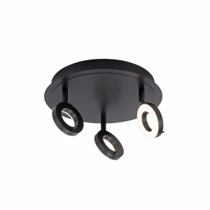 SILEDA 3 lampa sufitowa IP44 antracyt 6788-13