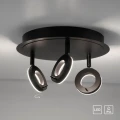 SILEDA 3 lampa sufitowa IP44 antracyt 6788-13