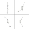 SILEDA 4 lampa sufitowa IP44 aluminium 6786-96