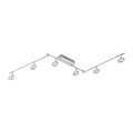 SILEDA 6 lampa sufitowa IP44 aluminium 6787-96
