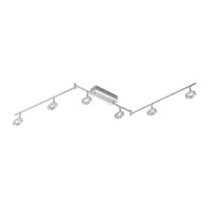SILEDA 6 lampa sufitowa IP44 aluminium 6787-96