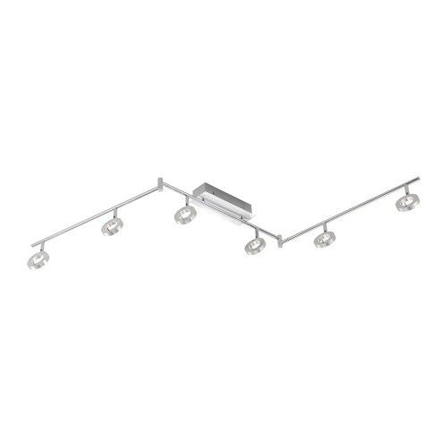 SILEDA 6 lampa sufitowa IP44 aluminium 6787-96