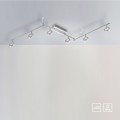 SILEDA 6 lampa sufitowa IP44 aluminium 6787-96