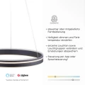 Q-VITO lampa wisząca fi 60  antracyt 8411-13