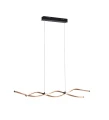 POLIA lampa wisząca czarna/złota 9142-18