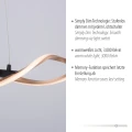 POLIA lampa wisząca czarna/złota 9142-18