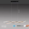 POLIA lampa wisząca czarna/złota 9142-18