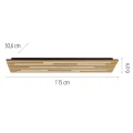 Q-AKUSTIK kinkiet/lampa sufitowa drewno 6422-79