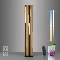 Q-AKUSTIK lampa podłogowa drewno 822-79