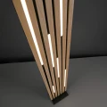 Q-AKUSTIK lampa podłogowa drewno 822-79