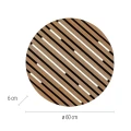 Q-AKUSTIK lampa sufitowa fi 60/kinkiet drewno 6421-79