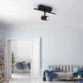 BARIK lampa sufitowa czarna 6525-18