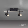 BARIK 2 lampa sufitowa czarna 6524-18 