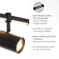 BARIK 2 lampa sufitowa czarna 6524-18 