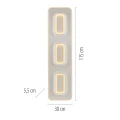 Q-KALINA lampa sufitowa biała 6505-16