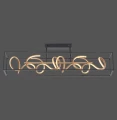 SELINA lampa sufitowa czarna/złoty 6473-18