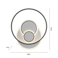 MAILAK lampa sufitowa czarno/biała 6392-16