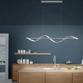 Q-SWING lampa wisząca srebrna 2385-55