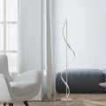 Q-SWING lampa podłogowa srebrna 438-55