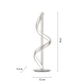 Q-SWING lampa stołowa srebrna 4385-55