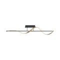 Q-SWING lampa sufitowa antracyt/mosiądz 6385-13