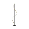 Q-SWING lampa podłogowa antracyt/złota 438-13