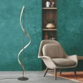 Q-SWING lampa podłogowa antracyt/złota 438-13