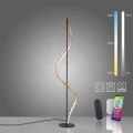 Q-SWING lampa podłogowa antracyt/złota 438-13