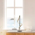 Q-SWING lampa stołowa antracyt/złota 4385-13