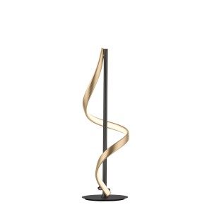 Q-SWING lampa stołowa antracyt/złota 4385-13