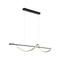 Q-SWING lampa wisząca matowy mosiądz/antracyt 2385-13 