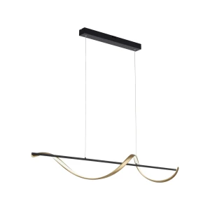 Q-SWING lampa wisząca matowy mosiądz/antracyt 2385-13 