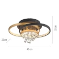 ROTAZO lampa sufitowa czarna/mosiądz 6267-68
