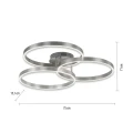 PAAN lampa sufitowa srebrna 6233-55