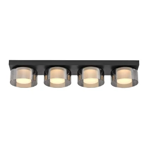 RIKA lampa sufitowa czarna 6164-18