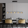 RIKA lampa wisząca czarna/smoky 2116-18 