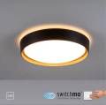 EMILIA lampa sufitowa fi 40cm czarna 14347-18
