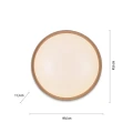 Q-EMILIA lampa sufitowa fi 50cm szara 6118-15