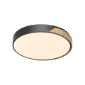 Q-BILA lampa sufitowa fi 51cm czarna/drewno 6071-18