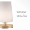 SONJA lampa stołowa matowy mosiądz 4146-60